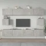 TV-Möbelset 6-teilig Sperrholz grau Beton von vidaXL, TV-Möbel - Ref: Foro24-3114369, Preis: 215,86 €, Rabatt: %