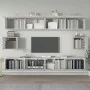 TV-Möbelset 6-teilig Sperrholz grau Beton von vidaXL, TV-Möbel - Ref: Foro24-3114369, Preis: 215,86 €, Rabatt: %