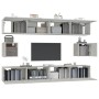 Set de muebles de TV 6 pzas madera contrachapada gris hormigón de vidaXL, Muebles TV - Ref: Foro24-3114369, Precio: 224,49 €,...