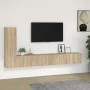 TV-Möbelset 3-teilig Sonoma-Eiche-Sperrholz von vidaXL, TV-Möbel - Ref: Foro24-3114320, Preis: 147,90 €, Rabatt: %