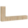 Set de muebles para TV 3 pzas madera contrachapada roble sonoma de vidaXL, Muebles TV - Ref: Foro24-3114320, Precio: 157,77 €...