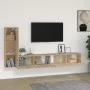 TV-Möbelset 3-teilig Sonoma-Eiche-Sperrholz von vidaXL, TV-Möbel - Ref: Foro24-3114320, Preis: 147,90 €, Rabatt: %