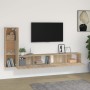 TV-Möbelset 3-teilig Sonoma-Eiche-Sperrholz von vidaXL, TV-Möbel - Ref: Foro24-3114320, Preis: 150,48 €, Rabatt: %