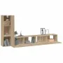TV-Möbelset 3-teilig Sonoma-Eiche-Sperrholz von vidaXL, TV-Möbel - Ref: Foro24-3114320, Preis: 147,90 €, Rabatt: %