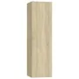 TV furniture set 3 pieces sonoma oak plywood by vidaXL, TV Furniture - Ref: Foro24-3114320, Price: 147,90 €, Discount: %