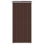 Verzinkter Stahl Gartenhaus dunkelbraun 192x108x223 cm von vidaXL, Schuppen - Ref: Foro24-319273, Preis: 214,36 €, Rabatt: %
