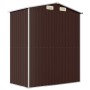 Verzinkter Stahl Gartenhaus dunkelbraun 192x108x223 cm von vidaXL, Schuppen - Ref: Foro24-319273, Preis: 214,36 €, Rabatt: %