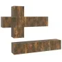 Set de muebles de TV 7 pzas madera contrachapada roble ahumado de vidaXL, Muebles TV - Ref: Foro24-3114515, Precio: 164,83 €,...