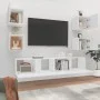 TV-Möbelset 6-teilig aus weißem Sperrholz von vidaXL, TV-Möbel - Ref: Foro24-3114254, Preis: 187,74 €, Rabatt: %