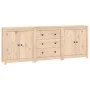 Sideboard aus massivem Kiefernholz, 210 x 35 x 80 cm von vidaXL, Sideboards - Ref: Foro24-3114069, Preis: 314,73 €, Rabatt: %