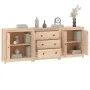 Sideboard aus massivem Kiefernholz, 210 x 35 x 80 cm von vidaXL, Sideboards - Ref: Foro24-3114069, Preis: 314,73 €, Rabatt: %