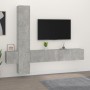 TV-Möbelset 5-teilig betongraues Sperrholz von vidaXL, TV-Möbel - Ref: Foro24-3114249, Preis: 201,19 €, Rabatt: %