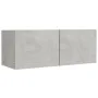 TV-Möbelset 5-teilig betongraues Sperrholz von vidaXL, TV-Möbel - Ref: Foro24-3114249, Preis: 196,81 €, Rabatt: %