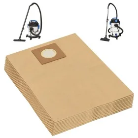 Paper bags for wet and dry vacuum cleaner 10 pcs brown by vidaXL, Vacuum Cleaner Accessories - Ref: Foro24-152917, Price: 21,...