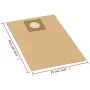 Paper bags for wet and dry vacuum cleaner 10 pcs brown by vidaXL, Vacuum Cleaner Accessories - Ref: Foro24-152917, Price: 24,...