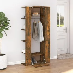 Hallway furniture 2 units smoked oak plywood by vidaXL, Lockers and storage cabinets - Ref: Foro24-3114179, Price: 120,26 €, ...