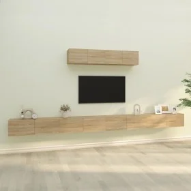 TV-Möbelset 6-teilig Sonoma-Eiche-Sperrholz von vidaXL, TV-Möbel - Ref: Foro24-3114608, Preis: 269,73 €, Rabatt: %