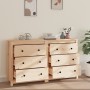 Solid pine wood sideboard 140x35x80 cm by vidaXL, Sideboards - Ref: Foro24-3114079, Price: 227,94 €, Discount: %
