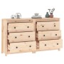 Solid pine wood sideboard 140x35x80 cm by vidaXL, Sideboards - Ref: Foro24-3114079, Price: 227,94 €, Discount: %