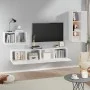 TV-Möbel-Set 4 Stück Sperrholz weiß von vidaXL, TV-Möbel - Ref: Foro24-3114334, Preis: 171,94 €, Rabatt: %