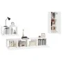 TV-Möbel-Set 4 Stück Sperrholz weiß von vidaXL, TV-Möbel - Ref: Foro24-3114334, Preis: 171,94 €, Rabatt: %