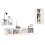 TV-Möbel-Set 4 Stück Sperrholz weiß von vidaXL, TV-Möbel - Ref: Foro24-3114334, Preis: 176,20 €, Rabatt: %