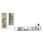 4-teiliges TV-Möbelset aus weißem Sperrholz von vidaXL, TV-Möbel - Ref: Foro24-3114630, Preis: 221,21 €, Rabatt: %