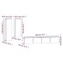 4-teiliges TV-Möbelset aus weißem Sperrholz von vidaXL, TV-Möbel - Ref: Foro24-3114630, Preis: 221,21 €, Rabatt: %