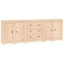 Sideboard aus massivem Kiefernholz, 230 x 35 x 80 cm von vidaXL, Sideboards - Ref: Foro24-3114074, Preis: 349,90 €, Rabatt: %