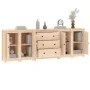Sideboard aus massivem Kiefernholz, 230 x 35 x 80 cm von vidaXL, Sideboards - Ref: Foro24-3114074, Preis: 349,90 €, Rabatt: %