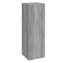 TV furniture set 4 pieces Sonoma gray plywood by vidaXL, TV Furniture - Ref: Foro24-3114628, Price: 130,24 €, Discount: %