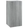 TV furniture set 4 pieces Sonoma gray plywood by vidaXL, TV Furniture - Ref: Foro24-3114628, Price: 130,24 €, Discount: %