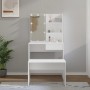 Juego de tocador con LED madera contrachapada blanco de vidaXL, Tocadores para dormitorios - Ref: Foro24-3114107, Precio: 123...
