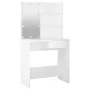 White plywood LED vanity set by vidaXL, Bedroom Dressers - Ref: Foro24-3114107, Price: 119,50 €, Discount: %