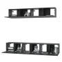 5-piece black plywood TV furniture set by vidaXL, TV Furniture - Ref: Foro24-3114423, Price: 193,14 €, Discount: %