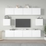 Set de muebles para TV 6 piezas madera contrachapada blanco de vidaXL, Muebles TV - Ref: Foro24-3114358, Precio: 264,74 €, De...