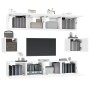 TV-Möbel-Set, 6-teilig, aus weißem Sperrholz. von vidaXL, TV-Möbel - Ref: Foro24-3114358, Preis: 259,13 €, Rabatt: %