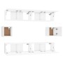 TV-Möbel-Set, 6-teilig, aus weißem Sperrholz. von vidaXL, TV-Möbel - Ref: Foro24-3114358, Preis: 259,13 €, Rabatt: %