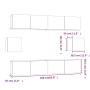 TV-Möbel-Set, 6-teilig, aus weißem Sperrholz. von vidaXL, TV-Möbel - Ref: Foro24-3114358, Preis: 259,13 €, Rabatt: %