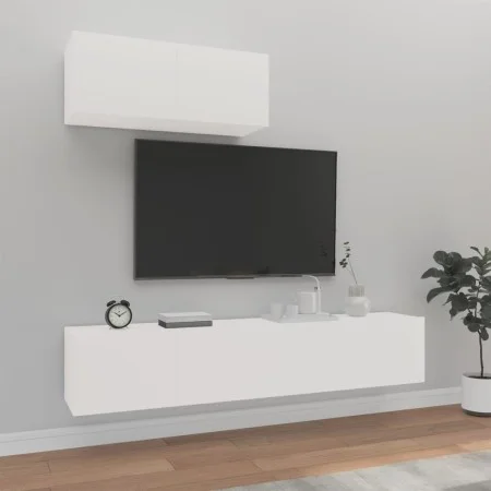 TV-Möbel Set 3 Stück Sperrholz weiß von vidaXL, TV-Möbel - Ref: Foro24-3114470, Preis: 159,43 €, Rabatt: %