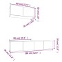 TV-Möbel Set 3 Stück Sperrholz weiß von vidaXL, TV-Möbel - Ref: Foro24-3114470, Preis: 155,46 €, Rabatt: %