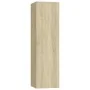 TV furniture set 7 pieces Sonoma oak plywood by vidaXL, TV Furniture - Ref: Foro24-3114560, Price: 284,80 €, Discount: %