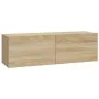 TV-Möbelset 7-teilig Sonoma-Eichensperrholz von vidaXL, TV-Möbel - Ref: Foro24-3114560, Preis: 284,69 €, Rabatt: %