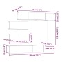 Set de muebles para TV 7 pzas madera contrachapada roble Sonoma de vidaXL, Muebles TV - Ref: Foro24-3114560, Precio: 303,77 €...