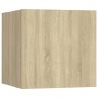 TV-Möbel-Set 6-teilig Eiche Sperrholz Sonoma von vidaXL, TV-Möbel - Ref: Foro24-3114360, Preis: 191,88 €, Rabatt: %
