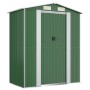 Cobertizo de jardín acero galvanizado verde 192x108x223 cm de vidaXL, Cobertizos - Ref: Foro24-319267, Precio: 211,56 €, Desc...