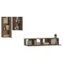 TV-Möbel-Set 4 Stück Räuchereiche Sperrholz von vidaXL, TV-Möbel - Ref: Foro24-3114627, Preis: 117,58 €, Rabatt: %