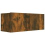 TV-Möbel-Set 4 Stück Räuchereiche Sperrholz von vidaXL, TV-Möbel - Ref: Foro24-3114627, Preis: 119,91 €, Rabatt: %