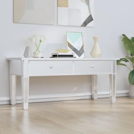 Mesa de centro especular madera tecnológica vidrio 106x45x45 cm de vidaXL, Mesas de centro - Ref: Foro24-348528, Precio: 128,...