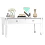 Specular coffee table technological wood glass 106x45x45 cm by vidaXL, Coffee table - Ref: Foro24-348528, Price: 130,24 €, Di...